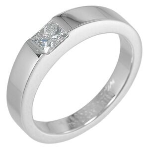 CARTIER 18k Silver Diamond Ring